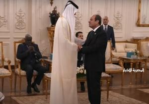 الرئيس السيسي يستقبل العاهل الأردني وأمير قطر في مقر انعقاد قمة القاهرة للسلام