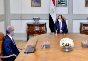 الرئيس السيسى يبحث مع وزير العدل جهود تطوير منظومة التقاضى بالجمهورية