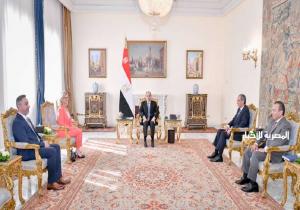 الموقع الرئاسي ينشر فيديو استقبال الرئيس السيسي أمين "الدولي للاتصالات" والاجتماع مع رئيس الوزراء