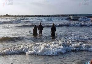إدارة المصايف تحذر: شواطئ غرب الإسكندرية خطرة والمواطنون يتعمدون نزول البحر فجرا