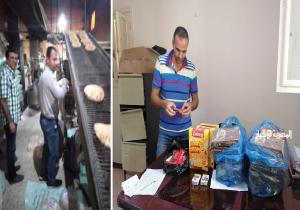 ضبط عبوات مواد غذائية منتهية الصلاحية  وتحرير ٤٧ محضر تموينى  خلال حملات تموينية بالبحيرة
