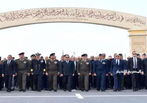 الرئيس السيسي يتقدم الجنازة العسكرية للفريق أحمد نصر قائد القوات الجوية الأسبق