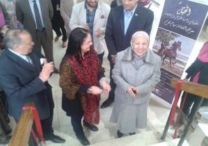 افتتاح معرض الخيل للفنانة سهام محرم بأكاديمية الفنون