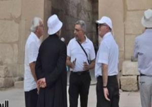 تفاصيل زيارات وفد الكنيسة الكاثوليكية بإيطاليا لمعالم الأقصر × 14 معلومة