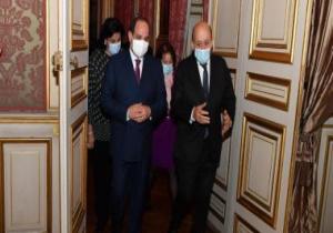 الرئيس السيسى: الشراكة مع فرنسا ركيزة مهمة لاستقرار "حوض المتوسط" والمنطقة