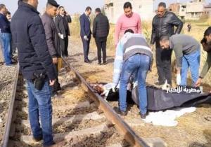 مصرع طالب صدمه قطار بالعياط