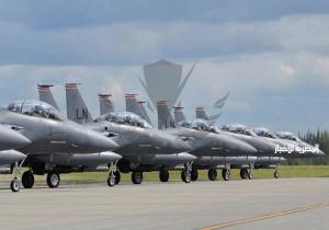 وصول مقاتلات أمريكية من طراز إف- 15 إلى الشرق الأوسط