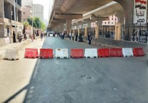 غلق كلى لشارع الهرم بتقاطعه مع "العمدة الجديد" لتسليم موقع محطة مترو العريش