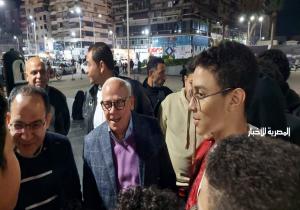 محافظ بورسعيد يتفقد منطقة ساحة مصر ويلتقي بروادها