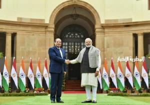 الرئيس السيسي يستقبل اليوم رئيس وزراء الهند بقصر الاتحادية