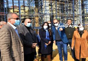 محافظ القاهرة ومساعد أول رئيس الوزراء يتفقدان أعمال تطوير حدائق الفسطاط وساحة جامع عمرو بن العاص