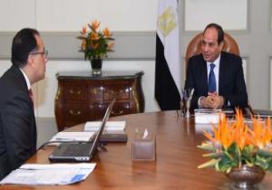 السيسى يوجه مدبولى بتنفيذ المشروعات وتطوير القاهرة التاريخية والعشوائيات