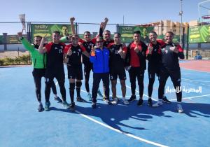 فريقا الكرة الطائرة بجامعة الوادى الجديد يفوزان بالميدالية الذهبية فى أولمبياد المحافظات الحدودية