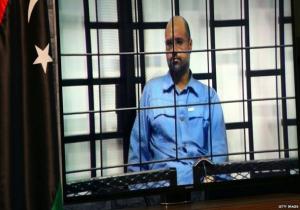 تفاصيل جلسة الحكم على نجل القذافي بالإعدام