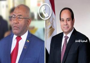 رئيس جزر القُمر يشدد على اعتزازه بالعلاقات المتميزة التي تجمع بلاده بمصر