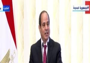 الرئيس السيسى يوجه تحية تقدير واعتزاز للرئيس السابق عدلى منصور