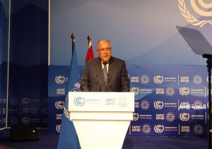 وزير الخارجية يدعو للتعامل بشكل جماعي للحفاظ على المناخ للأجيال القادمة