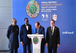 نشاط رئاسي، السيسي يفتتح اجتماعات بنك التنمية الأفريقي ويلتقي قيادات من القارة السمراء