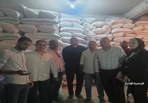 ضبط 266 طن أرز داخل مخزن مغلق بغرض حجبه عن التداول بالأسواق واحتكاره بالبحيرة