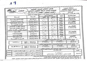 30536 طالب وطالبة بالاعدادية العامة  الدور الثاني يؤدون الامتحانات من خلال 220 لجنه بالبحيرة