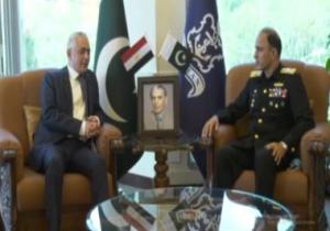 رئيس أركان القوات البحرية الباكستانية يبحث مع سفير مصر تعزيز التعاون الثنائى