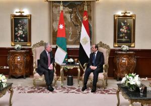 الرئيس السيسي والعاهل الأردني يرحبان بالهدنة الإنسانية في غزة ويؤكدان ضرورة التوصل لوقف دائم لإطلاق النار