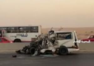 إرتفاع عدد ضحايا حادث تصادم الطريق الدائري الأوسطي إلى 19 شخصًا / صور