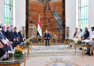 الرئيس السيسى يشدد على أهمية مواكبة مؤسسات الإفتاء بالعالم للتطورات العميقة