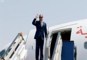 الرئيس السيسى يغادر إلى الصين للمشاركة بمنتدى "الحزام والطريق الثانى"