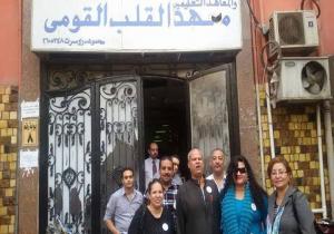 المصريون الأحرار فى زيارة لمستشفيات الجيزة