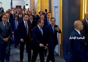 الرئيس السيسي يتفقد معرض مصر الدولي للبترول «إيجبس 2023»