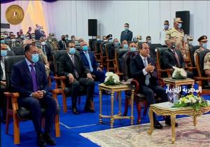 الرئيس السيسي : نعمل اليوم على تغيير الواقع فى محافظة الإسكندرية