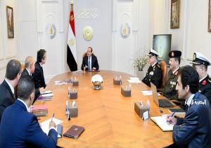الرئيس السيسي يؤكد مسيرة التعاون المتميزة بين مصر وفرنسا خاصة مع شركة تاليس الفرنسية
