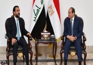 الرئيس السيسي يؤكد موقف مصر الداعم لوحدة العراق والحرص على تعزيز دوره العربى