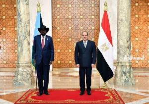 الرئيسان السيسي وسيلفا كير يوجهان نداءً للوقف الفوري لإطلاق النار في السودان