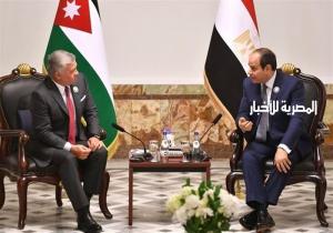 ملكا الأردن والبحرين يؤكدان حرصهما على الارتقاء بالتعاون مع مصر إلى مستوى الشراكة الاستراتيجية