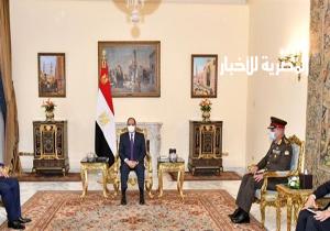 الرئيس السيسي يستقبل وزير دفاع جمهورية العراق