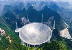 الصين تسعى لاتصال "حقيقى" مع الكائنات الفضائية بطبق هوائى طوله 500 متر