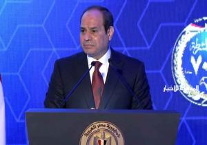 الرئيس السيسي: لولا الجيش والشرطة ما كانت مصر تسير في طريق تنميتها المنشودة