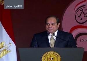 الرئيس السيسي " أنا مسئول أمام الله وأمام المصريين ألا تسقط مصر"