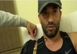 عمرو سعد يتعرض لإصابة فى الكتف خلال تدريبه على "حملة فرعون"
