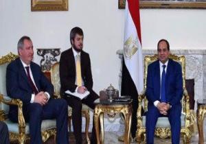 السيسي يؤكد تطلع مصر للارتقاء مع روسيا فى التصنيع المدنى والعسكرى
