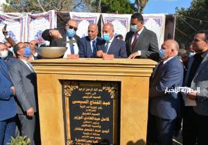 *وزير النقل ومحافظ الدقهلية يضعان حجر الاساس للمشروع العملاق "تحيا مصر المنصورة"