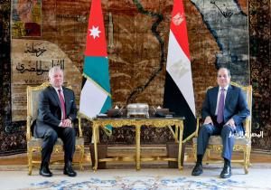 الرئيس السيسي والملك عبد الله الثاني يبحثان تطوير العلاقات وتعزيزها في مختلف المجالات