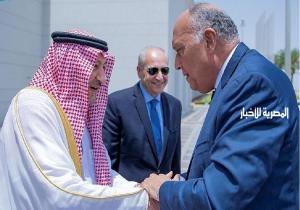 نائب وزير الخارجية السعودي يستقبل سامح فهمى وزير الخارجية المصرى