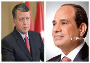 الرئيس السيسي يتلقى اتصالًا هاتفيًا من ملك الأردن لتقديم التعازي في ضحايا حادث قطاري سوهاج