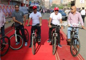 الهلال الأحمر ينظم ماراثون رياضي للدراجات الهوائية بمدينة شبين الكوم