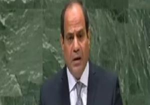 السيسى: مصر لها تجربة فريدة فى تحقيق التنمية والحرية والكرامة