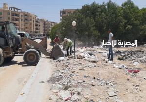 آلية جديدة لتكثيف أعمال النظافة في منطقة هضبة الأهرام