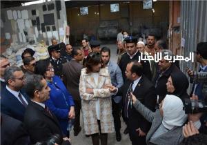 وزيرة الهجرة ومحافظ الغربية في زيارة القرى المنتجة بمركز بسيون